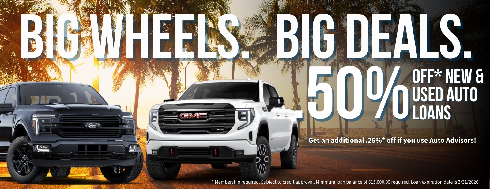 Big Wheels. Big Deals